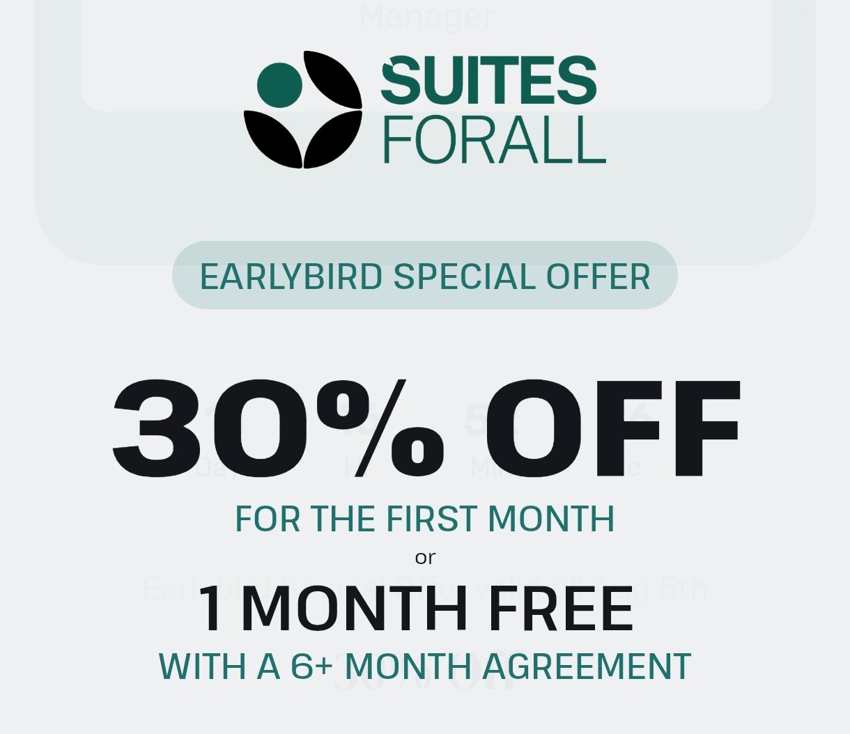 Earlybird promo